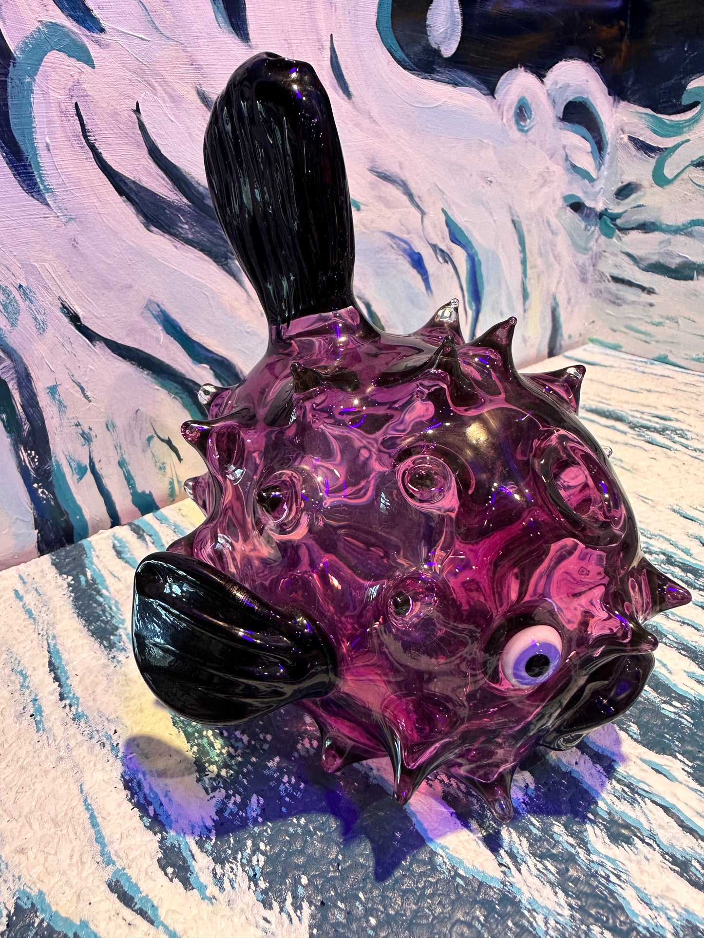 Chadd Lacy Purple Pufferfish
