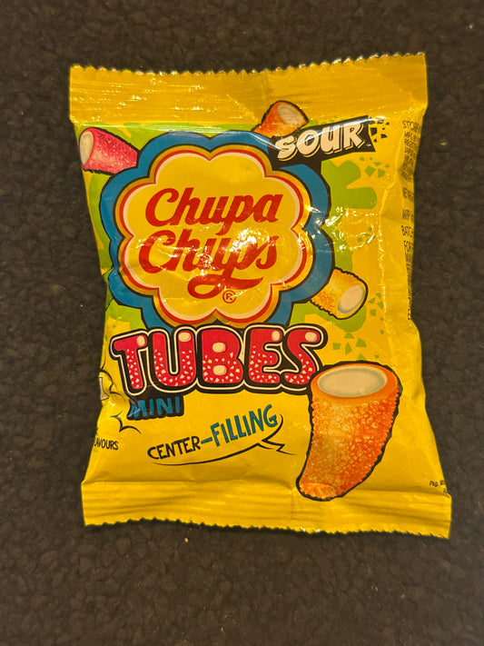 Chupa Chups Sour Tubes, Assorted Fruits