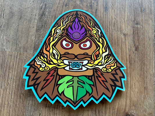 Bigfoot wood Cut  head