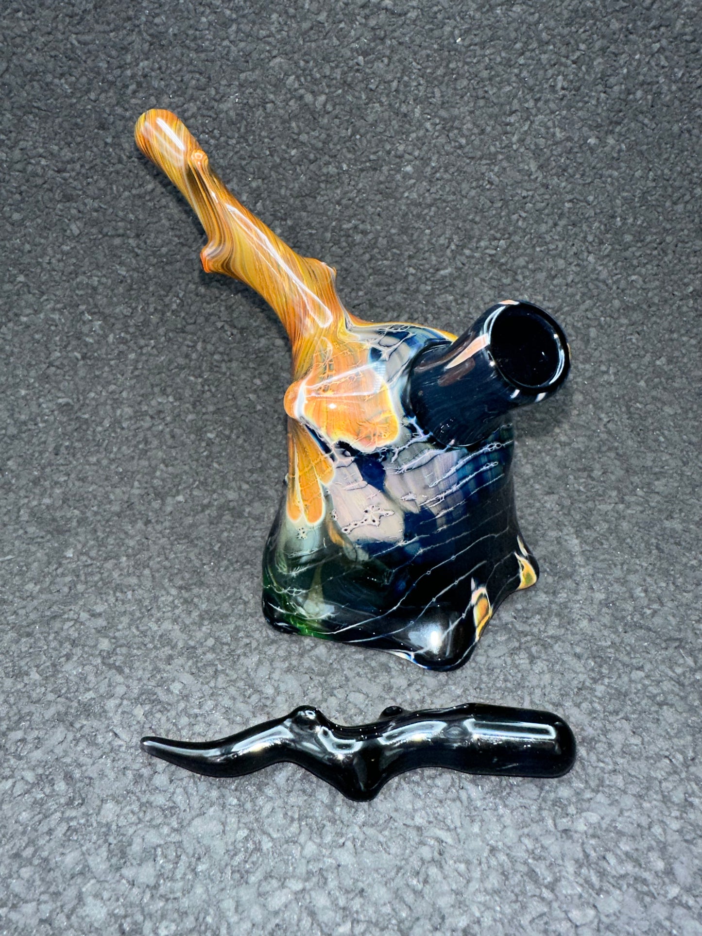 Hickory Petrified Wood Rig w/ Dabber (UV)